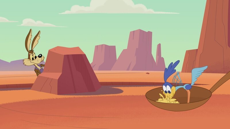 v.li.: Wile E. Coyote, Road Runner – Bild: Bugs Bunny Builders and Warner Bros. Entertainment Inc.