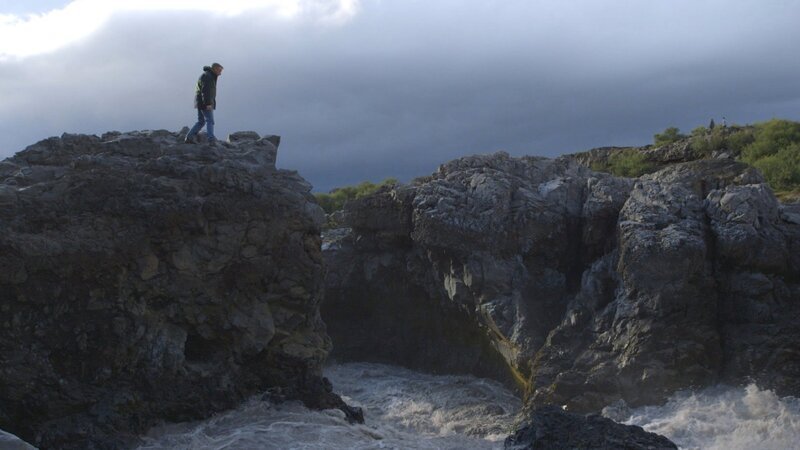 Professor Matthias Wemhoff auf den Spuren der Wikinger auf Island um das Jahr 1000. – Bild: ZDF und Hans Jakobi