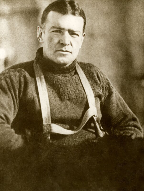 Sir Ernest Shackleton, Antarctica, 1914. Imperial Trans-Antarctic Expedition 1914⁠–⁠1916 (Weddell Sea Party).  (Photo by Royal Geographical Society via Getty Images) – Bild: Getty Images, Royal Geographical Society /​ Royal Geographical Society