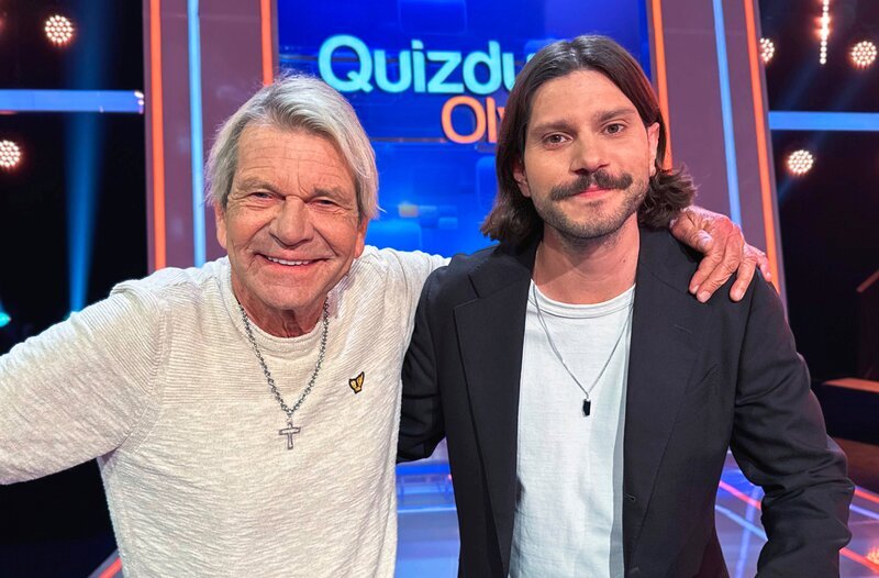 Team „Reim“: Matthias Reim (l.) und Julian Reim (r.). – Bild: ARD /​ ITV Studios