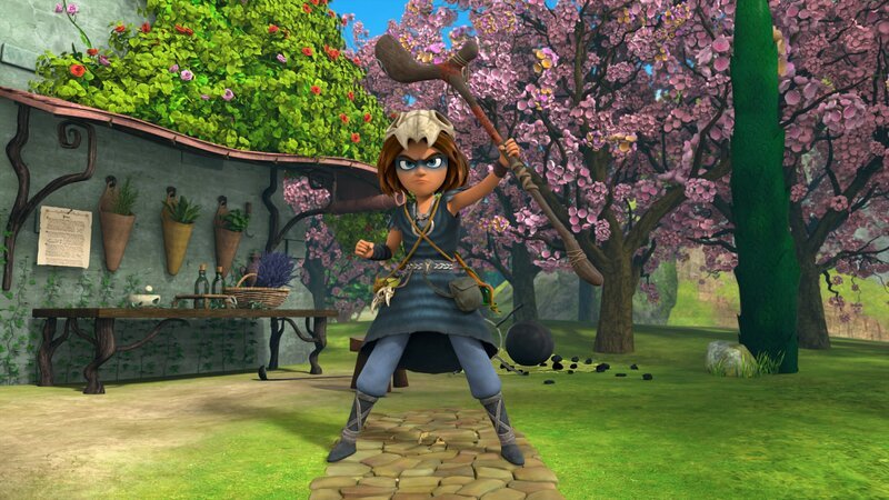 Schamane Stig ist bereit, Katell zu retten! Das ist er ihr schuldig. Immerhin hat sie ihn zuvor gerettet und seine Wikingerehre verlangt, dass er nun dasselbe tun muss. – Bild: ZDF/​Method Animation/​ZDF Studios