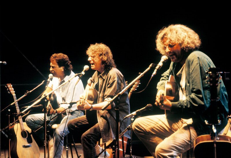 Austro Pop Nacht – Die 90er „STS – Steirischer Dreiklang“ Ein musikalisches Portrait der 3 steirischen Sänger aus dem Jahre 1992. Mit Interviews und den größten Erfolgen wie „Fürstenfeld“, „Großvater“, „Da kummt die Sunn“ etc. Im Bild: STS. – Bild: ORF /​ ORF1 /​ Peter Kurz