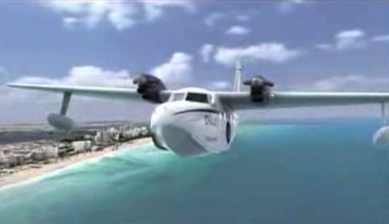 CGI-BILD: Flug 101 im Flug. – Bild: PLURIMEDIA (Cineflix)