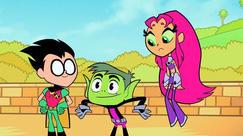 v.li.: Robin, Beast Boy, Starfire – Bild: Warner Bros. Entertainment Inc.