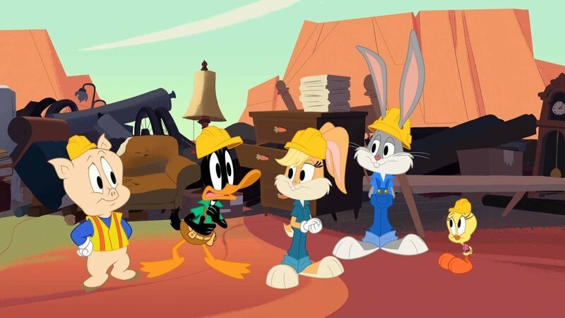 v.li.: Porky Pig, Daffy Duck, Lola Bunny, Bugs Bunny, Tweety – Bild: Warner Bros. Entertainment Inc.