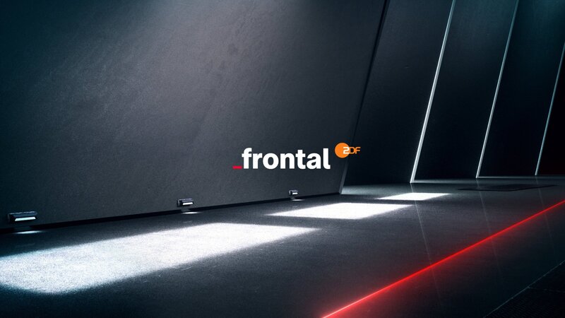 Logo „frontal“. – Bild: ZDF und feedmee