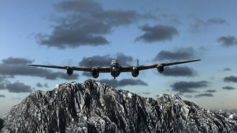 Allied plane attacking the Eagle’s Nest. – Bild: National Geographic Channel