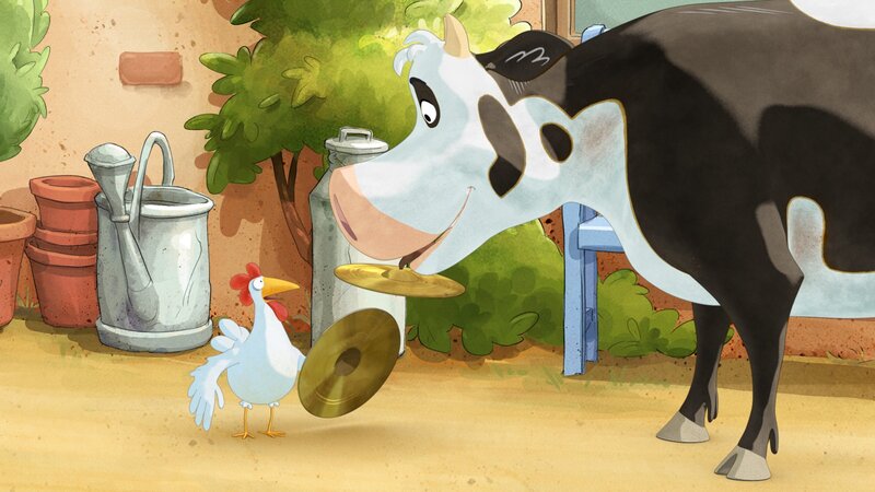 Welches Instrument passt am besten zu Lieselotte? – Bild: ZDF und WunderWerk