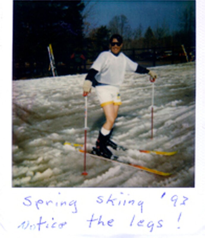 Bild aus dem Jahr ’93 von einem Mann beim Skifahren – Bild: box /​ © Crime + Investigation /​ A+E Networks