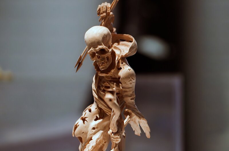 Die verwesende Leiche war ein häufiges künstlerisches Motiv im Mittelalter. Damals war der Tod omnipräsent. – Bild: Februar Film/​Moritz Bauer