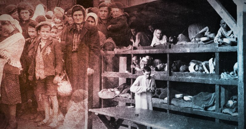 Im besetzten Polen beginnt 1942 die „Aktion Rheinhardt“. Die Deutschen ermorden innerhalb weniger Monate mehr als zwei Millionen Juden in Lagern, die nur einem Zweck dienen: Massenmord. – Bild: ZDF und Tobias Lenz