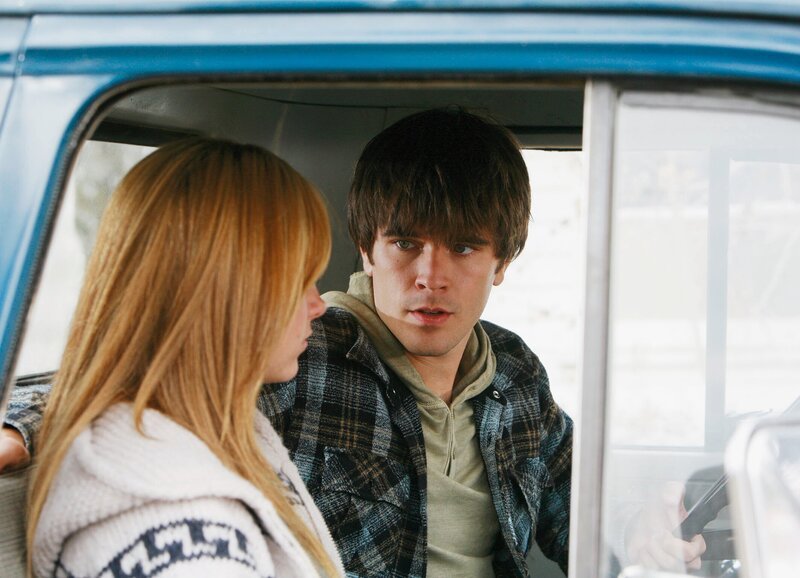 Ty macht Amy Mut: Amber Marshall als Amy Fleming, Graham Wardle als Ty Borden. – Bild: SUS /​ SF