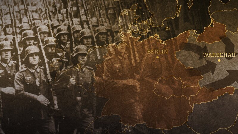 Am 1. September 1939 überfallen deutsche Truppen Polen. In ihrem Rücken folgen SS-Männer mit dem Auftrag, die polnische Intelligenz zu ermorden. Tausende fallen ihnen zum Opfer. – Bild: ZDFinfo