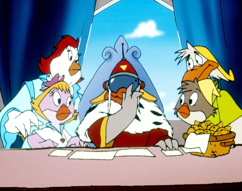 „Die Jagd nach dem Kju Wang“, „Besuch vom Mars.“ Yagor belauscht zufällig ein Gespräch zwischen dem Herzog Cirillo und seiner Schwester Ardelia. Dadurch erfährt er interessante Dinge aus deren Kindheit. In Yagor reift ein neuer teuflischer Plan und tatsächlich gelingt es ihm für kurze Zeit als Herzog anerkannt zu werden. – Bild: ORF 1