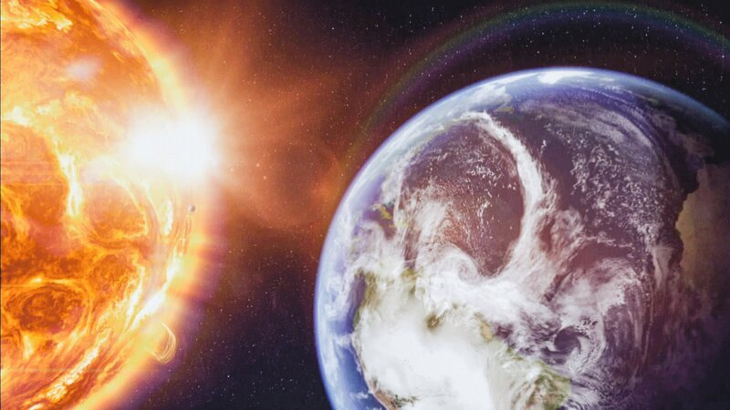 Seit 4,6 Milliarden Jahren rast die Erde um die Sonne. – Bild: ZDF und Discovery