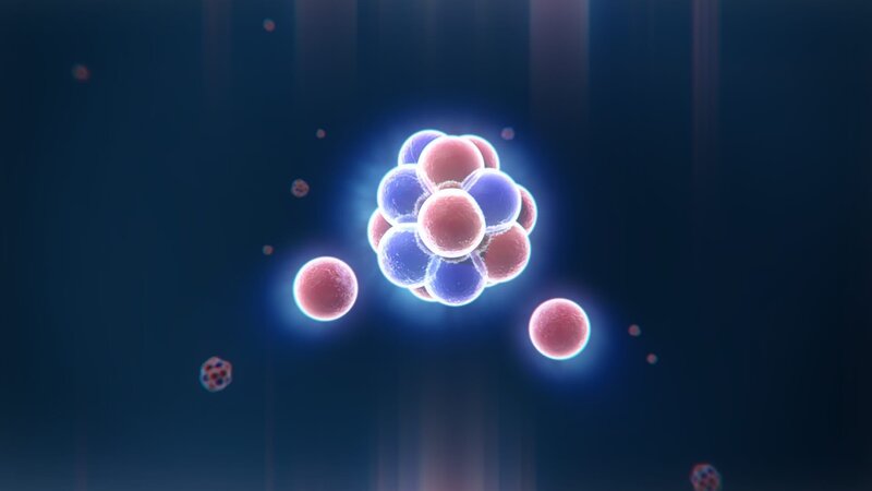 Wasser ist die Grundsubstanz des uns bekannten Lebens. Die V-förmige Anordnung zweier Wasserstoffatome um ein Sauerstoffatom macht es so besonders, dass es für das Leben unabdingbar ist. – Bild: Discovery /​ ZDF und Discovery