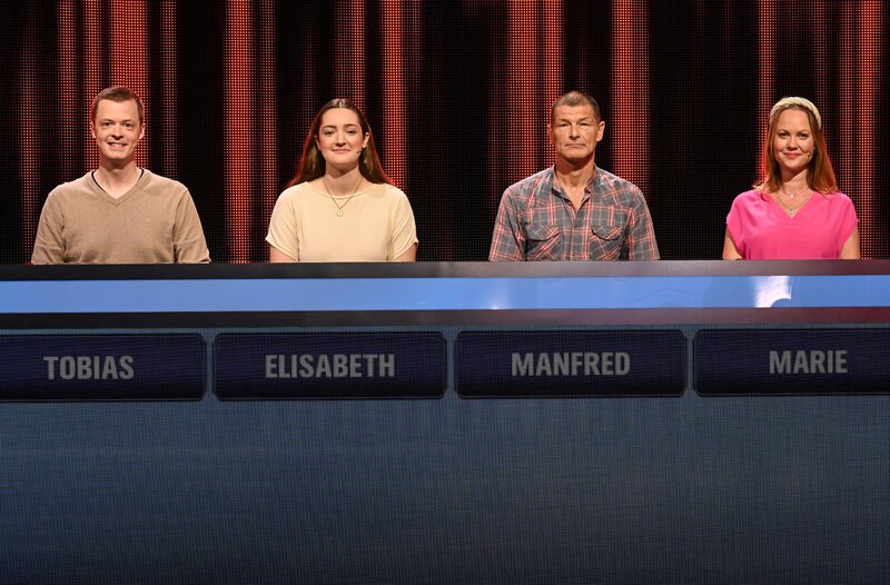 Die Kandidat:innen (v.l.n.r.): Tobias Bittorf, Elisabeth Roßkopf, Manfred Hanke und Marie-Christin Stabel. – Bild: ARD/​Uwe Ernst