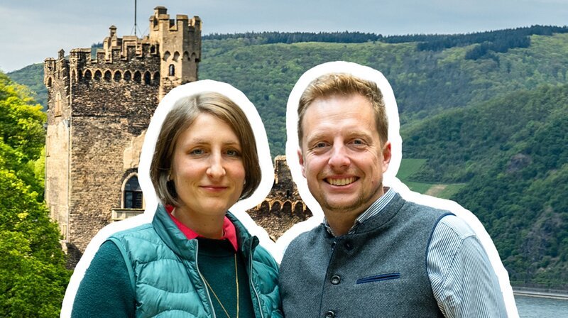 Burg Rheinstein mit Marco und Cora. – Bild: NDR