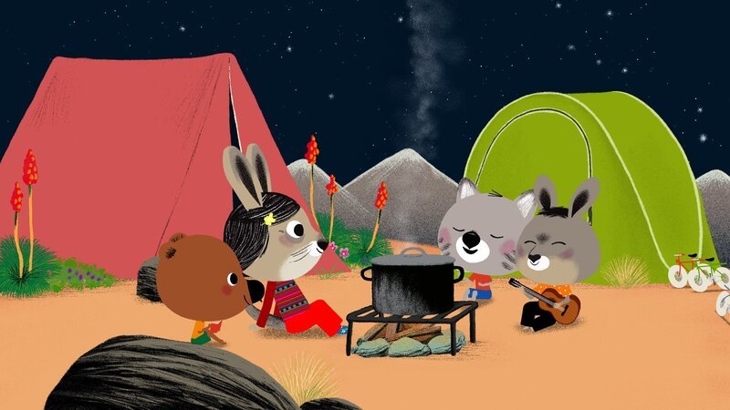 Chavapa hat ein Lied komponiert, das er zusammen mit Pepito vorträgt. – Bild: KiKA/​Millimages