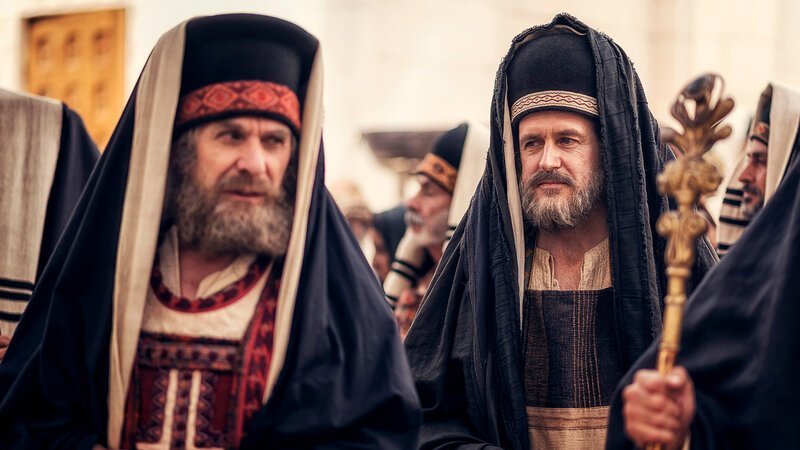 Die Philister debatieren ueber den Tod Jesu – Bild: UAMG LLC