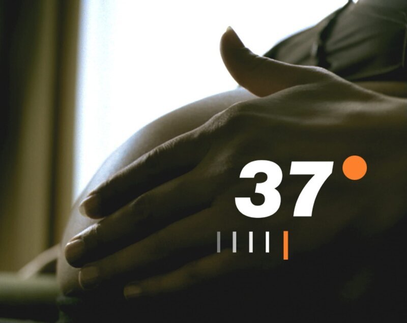 Sendungslogo: „37°“. – Bild: ZDF/​Corporate Design