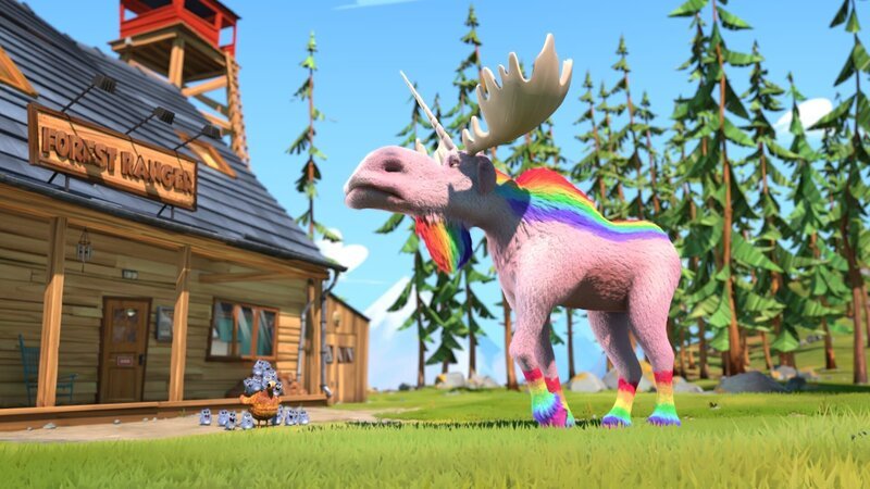 Rainbow moose. – Bild: Boomerang