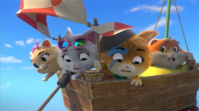 Nach einer Probe wollen sich die Buffycats selbst Nudeln kochen. Das geht gehörig schief. – Bild: Rainbow S.r.l.