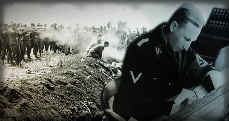 Reinhard Heydrich gilt einst als Vorzeige-Nazi: blond, groß, wagemutig. In Wahrheit ist er der skrupellose Vollstrecker des Holocaust. Am Ende wird ihm die eigene Arroganz zum Verhängnis. – Bild: ZDF und Leonie Link, Autorenkombinat