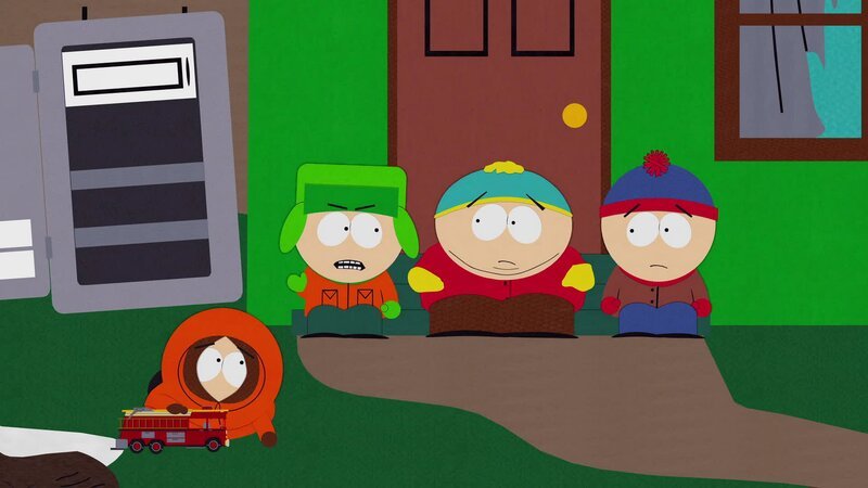 L-R: Kenny, Kyle, Eric, Stan – Bild: Comedy Central