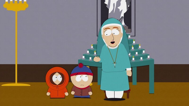 L-R: Kenny, Stan, Sister Anne – Bild: Comedy Central