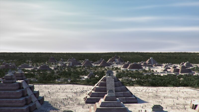 Schon vor über 2000 Jahren bauten die Maya mitten im Dschungel von Mittelamerika gigantische Städte. – Bild: Carsten Obländer – storyhouse /​ ZDF