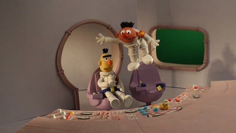 Ernie und Bert auf dem Bert-Planeten 2 – Bild: NDR/​Sesameworkshop