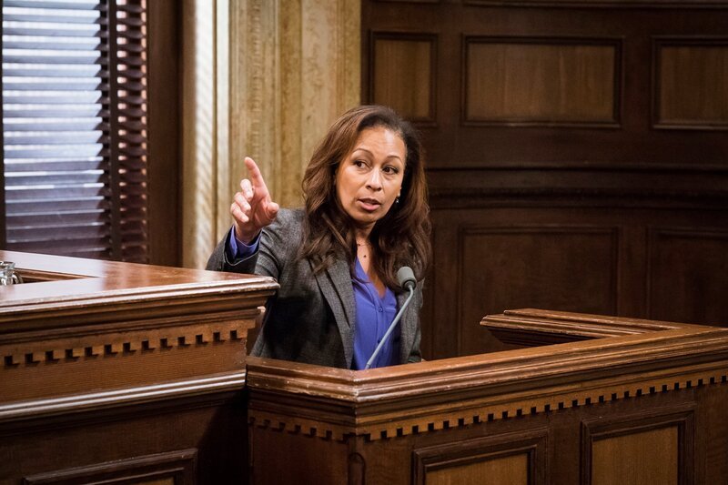 LAW & ORDER: SPECIAL VICTIMS UNIT -- ‚Gone Baby Gone‘ Episode 1909 -- Pictured: Tamara Tunie as M.E. Melinda Warner – Bild: NBC /​ Michael Parmelee