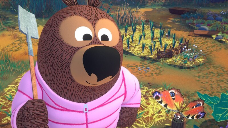 Baldur hilft beim Bau des Winterquartiers. – Bild: hr/​MIAM! Animation