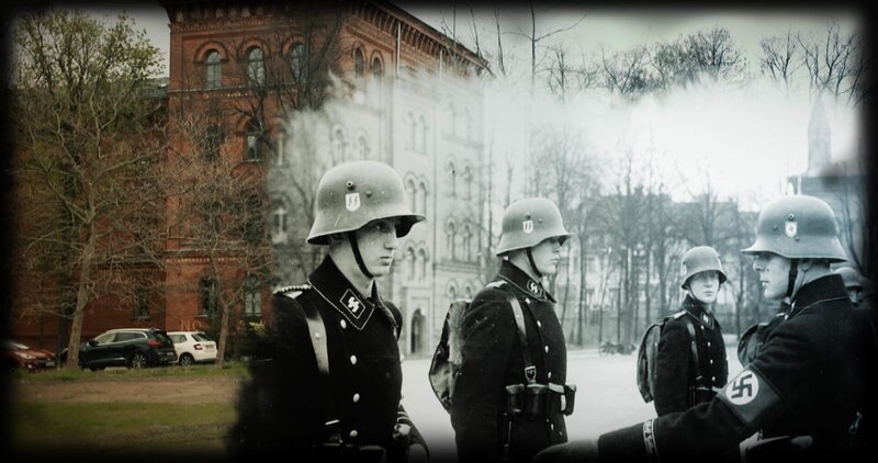 In der Hauptkadettenanstalt Berlin-Lichterfelde ist seit 1933 die Leibstandarte Adolf Hitler untergebracht. – Bild: ZDF