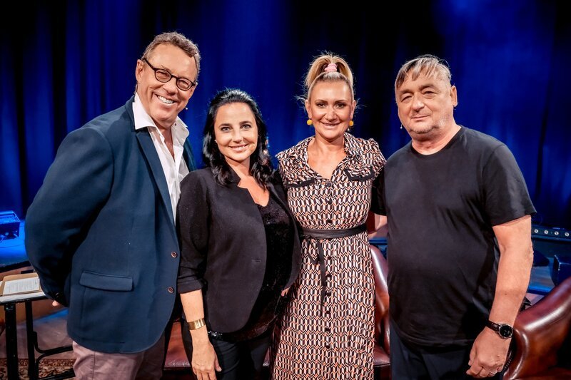 v.li.: Herbert Steinböck, Nadja Maleh, Angelika Niedetzky, Andreas Vitásek – Bild: Hans Leitner /​ ORF
