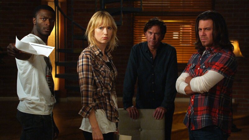 V.l.: Alec Hardison, Parker, Nate Ford, Eliot Spencer. – Bild: RTL NITRO