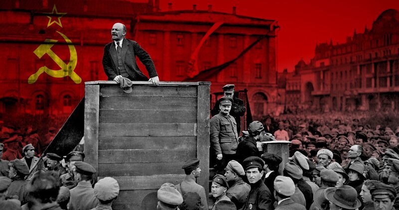 Aus dem russischen Bürgerkrieg entsteht eine neue Macht: die Sowjetunion. Lenin, Stalin und ihre Nachfolger schweißen das Land mit militärischer Macht gegen alle Widerstände zusammen. – Bild: ZDF und Tobias Lenz, Autorenkombinat