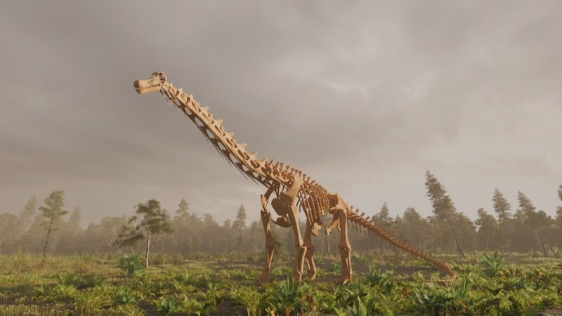 Titanosaurier waren die größten Landlebewesen, die es je gab. – Bild: ZDF und Windfall Films