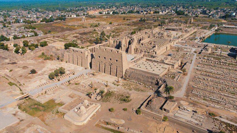 Karnak: Die größte Tempelanlage von Ägypten gehört heute zum UNESCO-Weltkulturerbe. – Bild: ZDFinfo