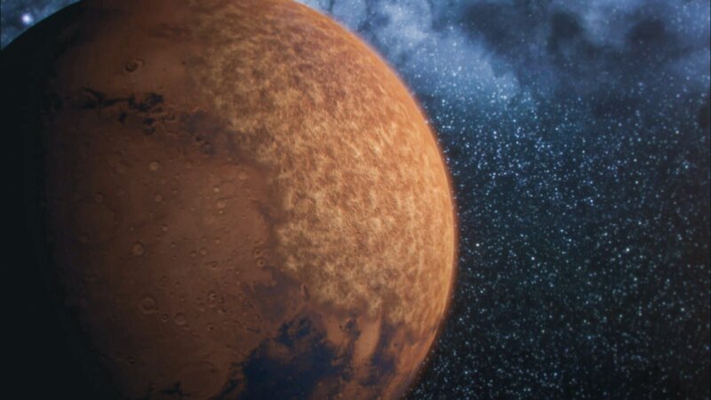 Astronauten der NASA sollen spätestens 2035 einen Fuß auf den Roten Planeten setzen. – Bild: ZDF und Discovery