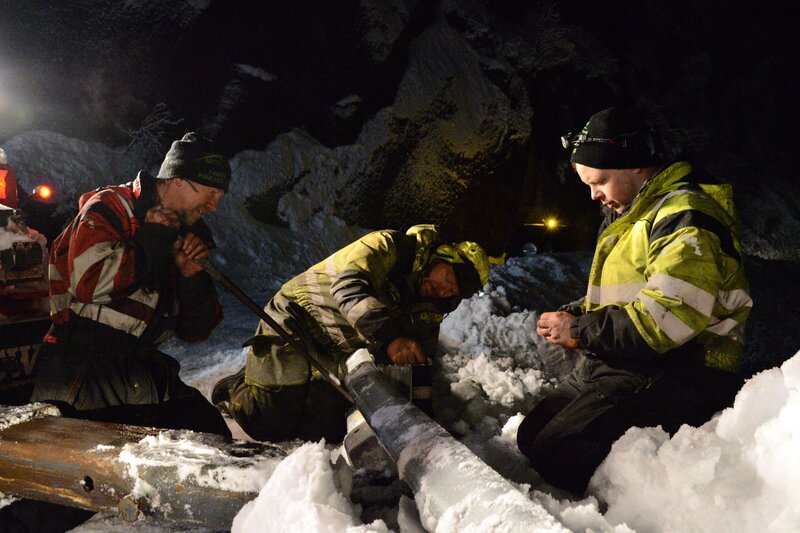 (v.l.n.r.) Steinar Tveit, Thord Paulsen and Olav Eike – Bild: National Geographic