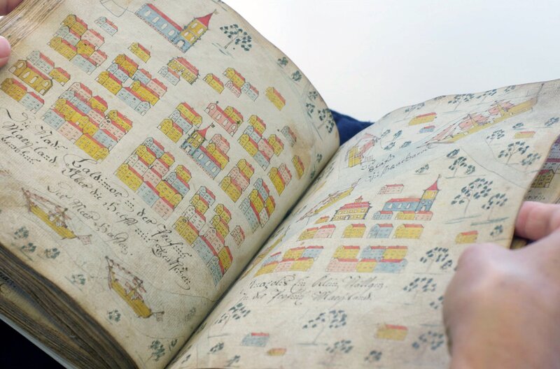 Georg Daniel Flohr vom Regiment „Royal Deux Ponts“ kämpft in der Schlacht von Yorktown und lässt sich später in den USA nieder. Seine Erlebnisse hält er in einem Tagebuch fest. – Bild: ARTE F/​SR /​ ARTE France/​ARTE/​SR/​Seppia/​Ind /​ ARTE France/​ARTE/​SR/​Seppia/​Indi Film