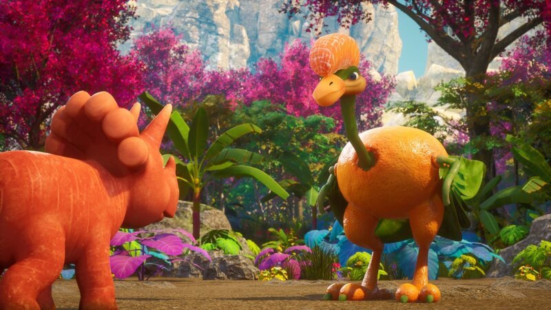 Ob Ginger und der Mandarinteryx gute Freunde werden? – Bild: ZDF und Cheeky Little Media