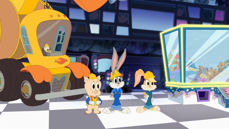 v.li.: Tweety, Porky Pig, Bugs Bunny, Lola Bunny – Bild: MAX Hungary