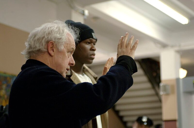 Regisseur Jim Sheridan, l. und sein Hauptdarsteller 50 Cent, r. – Bild: 2005 by PARAMOUNT PICTURES. All Rights Reserved. Lizenzbild frei