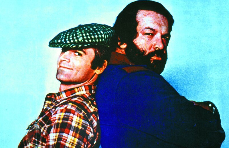 Die beiden schlagkräftigen Haudegen Kid (Terence Hill, l.) und Ben (Bud Spencer, r.) versuchen zwar oft, sich gegenseitig auszutricksen – im Grunde aber sind und bleiben sie zwei unzertrennliche Freunde … – Bild: Columbia Pictures