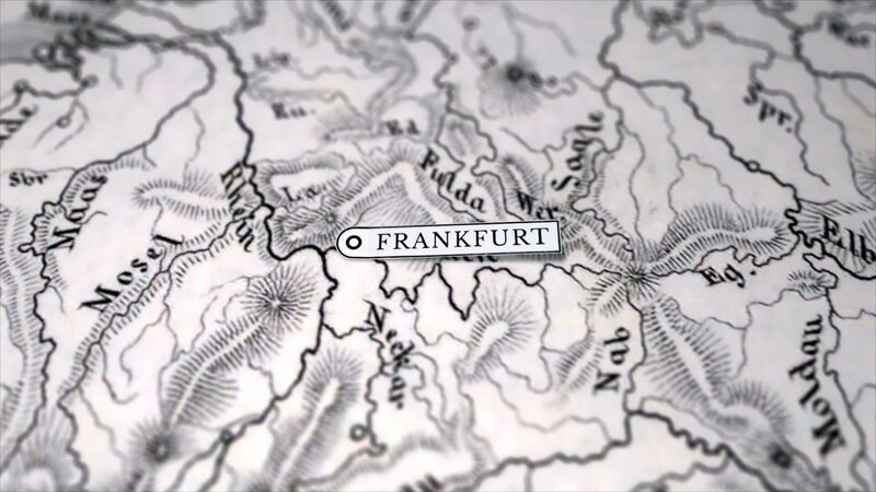 Karte Frankfurt. – Bild: ORF / Raum Film Karte Frankfurt. – Bild: ORF / Raum Film