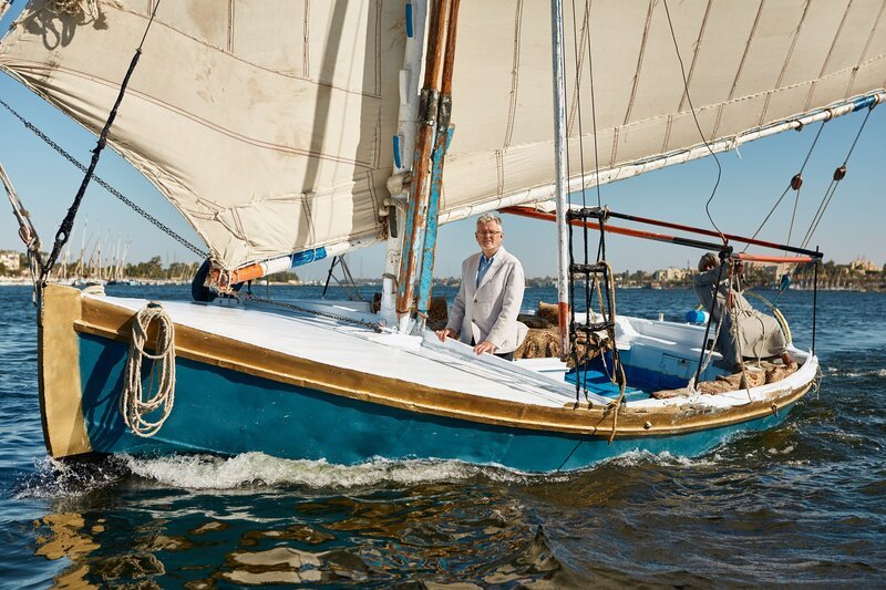 Ohne den Nil wäre die ägyptische Hochkultur nicht möglich gewesen. – Bild: Sebastian Richter /​ ZDF