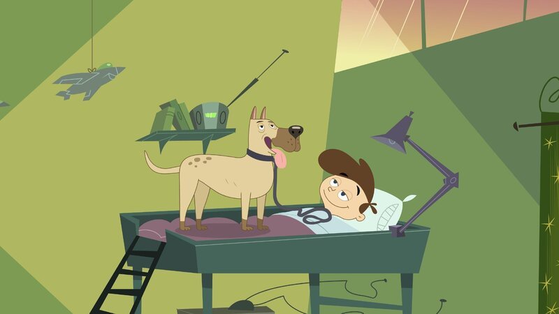 Coop ist ein herrenloser Hund zugelaufen; damit er ihn behalten darf, versucht er ihn abzurichten. – Bild: SUPER RTL